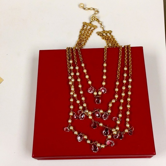 Antique Pearls Layered Necklace